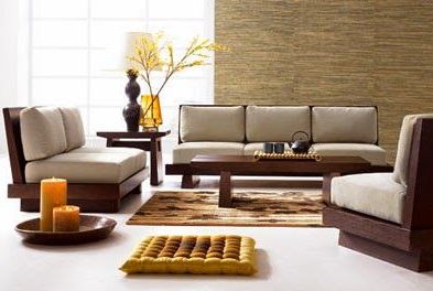 Bài trí không gian cho bộ bàn ghế gỗ một cách hợp lý
