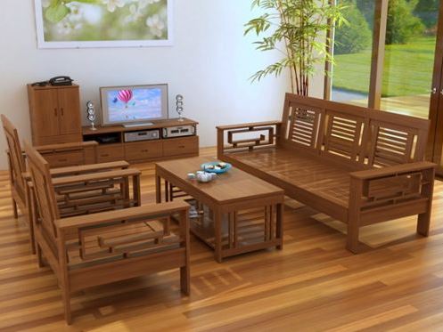 Bộ bàn ghế gỗ đơn giản những đầy tinh tế