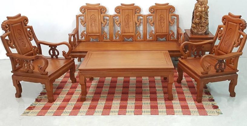 sa lông gỗ gõ đỏ
