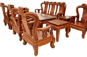 sa lông gỗ gõ đỏ